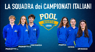 La Pool nuoto protagonista agli Assoluti con i fratelli Pignotti e Costanza